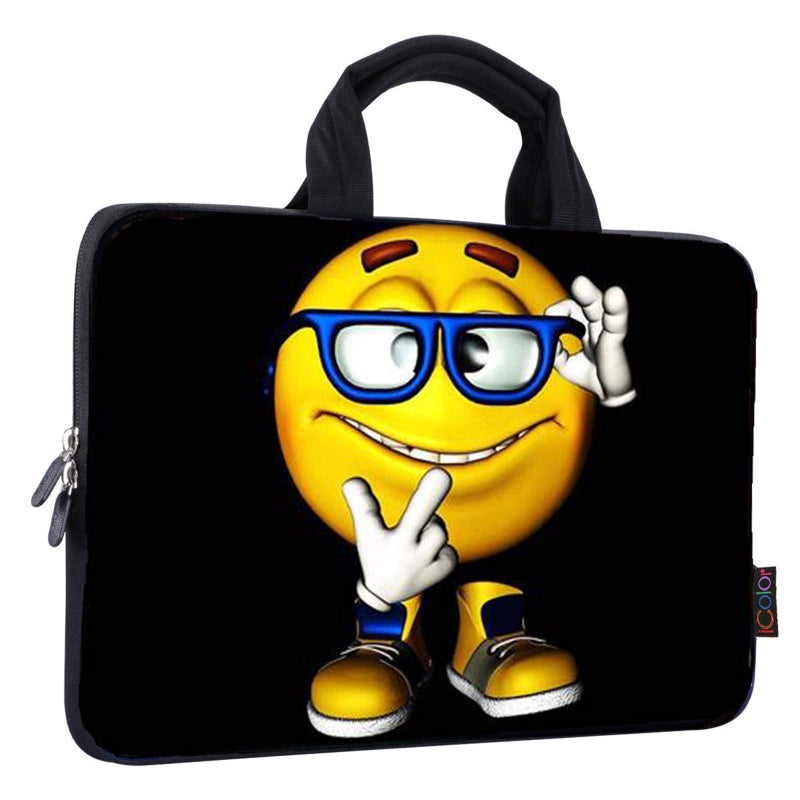 iColor 11 11.6 12 12.1 12.5 inch Laptop Carrying Bag Chromebook Case Notebook Ultrabook Bag Tablet Cover Neoprene Sleeve for Apple MacBook Air Samsung Google Acer HP DELL Lenovo Asus Yellow Boy - Image 1